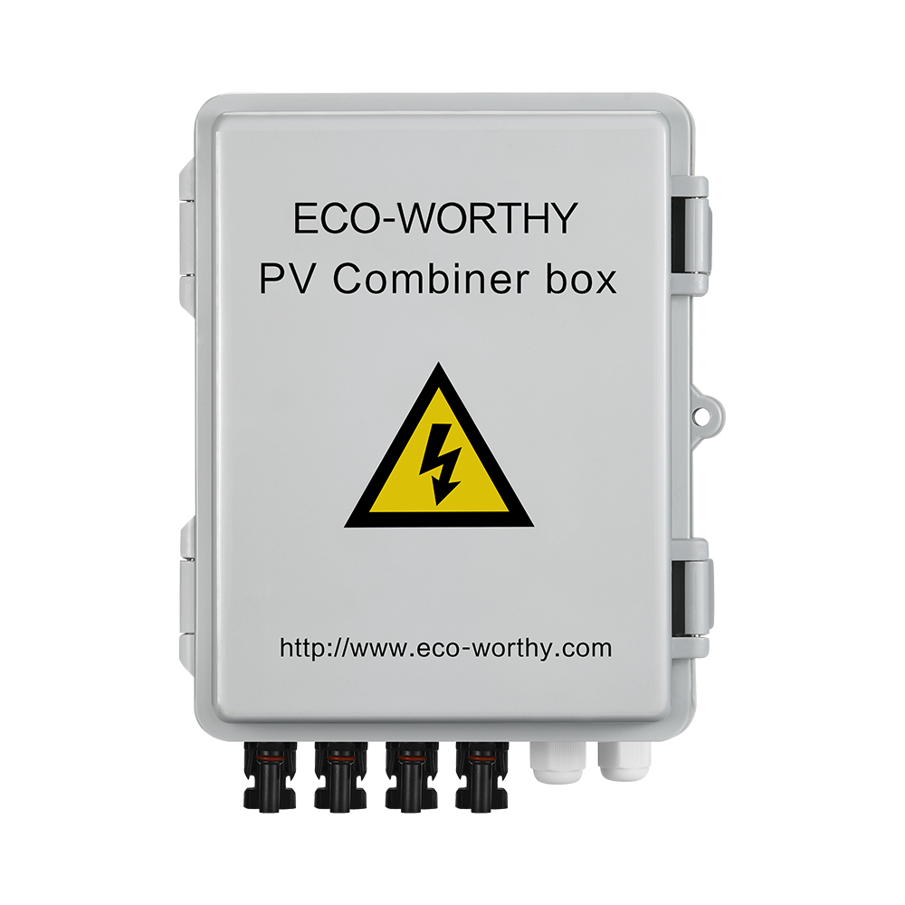 PV Combiner Box with Circuit Breakers for Solar Panel System