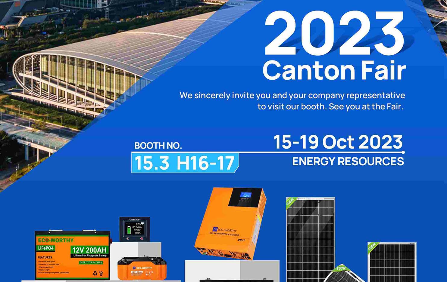 Come and Join us at the Upcoming Canton Fair to Discover Eco-Sources!